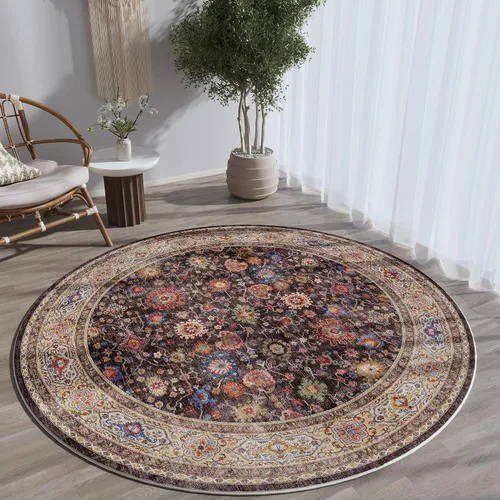Vista 154 de Rugcomf Alfombra de Entrada de 2'x3' - Patrón Paisley, Tapete para Puerta de Entrada Interior, Floral Vintage, Lavable a Máquina, Alfombra
