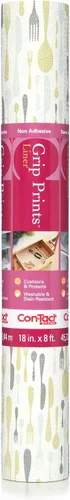 Vista 23 de Con-Tact Brand Grip Prints - Revestimiento antideslizante no adhesivo para encimera, cajón/estante, 12 x 20 pies, mármol de Carrara