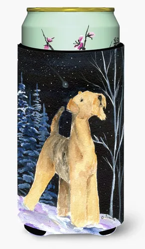 Vista 42 de Caroline's Treasures SS8447CC Starry Night English Bulldog - Enfriador para latas o botellas, lavable, funda plegable con aislamiento para bebidas