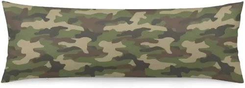 Vista 11 de Funda de almohada corporal de leopardo con diseño de piel de animales salvajes, con estampado de guepardo, funda de almohada larga con cremallera
