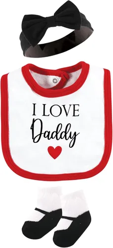 Vista 3 de Hudson Baby Conjunto de canastilla de algodón unisex para bebé