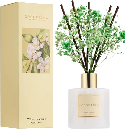 Vista 10 de Difusor de Varillas Cocorrína - Difusor Aromatizante con Aroma de Arroyo de Bambú con 8 Varillas, Difusor de Fragancia para Hogar, Decoración
