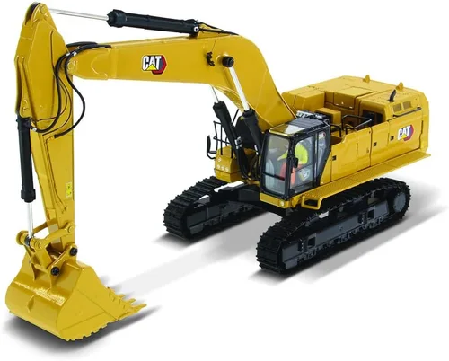 Vista 18 de Diecast Masters Excavadora hidráulica Caterpillar 335F L 1:50 Camiones para gatos y equipos de construcción de la serie High Line 85925