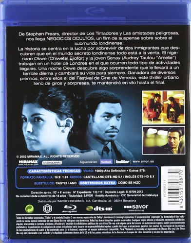 Vista 2 de Negocios Ocultos Blu-ray Import espagnol