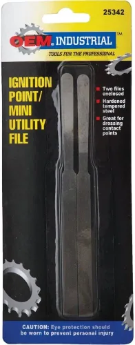 Vista 2 de Great Neck OEMTOOLS 25342 - 2 puntos de encendido y lima utilitaria, mini, limado de precisión a tierra, acero templado, paquete de 2 para llevar a