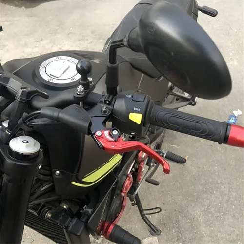Vista 7 de Palancas de embrague de freno corto ajustables para motocicleta para Yamaha R3 YZF-R3 MT03 MT-03 2015 2016 2018 2019 2020 2021 2022 2023