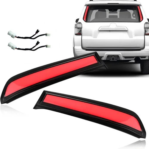 Vista 7 de Switchback - Lámpara LED ámbar blanca para parachoques delantero, antiniebla, diurna, señal de giro LED secuencial, compatible con Toyota 4Runner