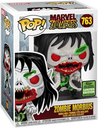 Vista 2 de Funko Pop! Marvel Zombies #763 - Morbius Zombie 2021 Primavera Convención Exclusiva