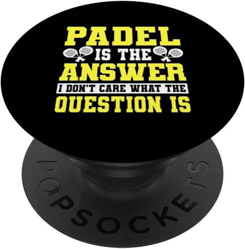 Vista 6 de Padel Tennis Athlete Sports Racquet GameTeam Player Paddle PopSockets PopGrip for MagSafe