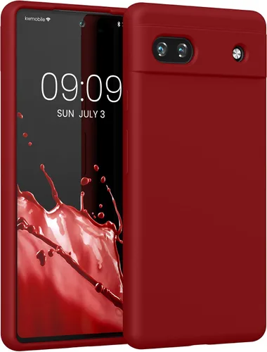 Vista 21 de kwmobile Funda Compatible con Google Pixel 6 Pro - Funda de teléfono de silicona TPU con acabado suave - Azul Arrecife