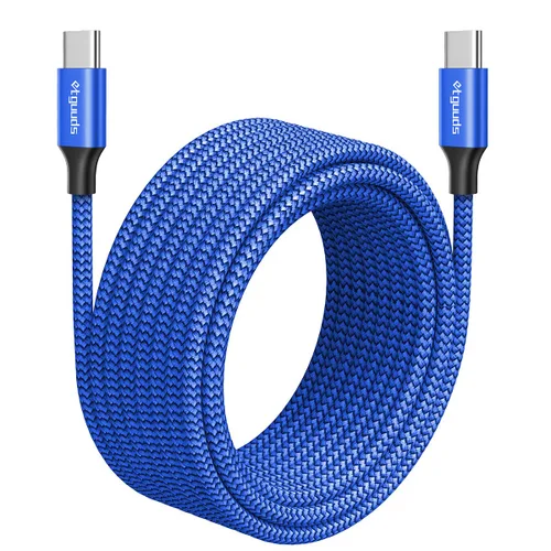 Vista 13 de etguuds - Cable largo USB C a USB C de 10 pies, 60 W, cable de carga rápida tipo C a C Para iPhone 17 16 15 Pro Max Plus Air, Samsung S26 S25 S24