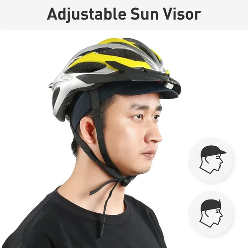 Vista 7 de Arcweg Gorras de ciclismo transpirables para debajo del casco, sombrero de bicicleta que absorbe el sudor, sombrero a