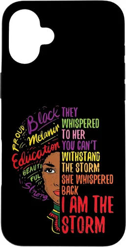 Vista 23 de I Am The Storm BLM Melanin Women African Black History Pride Case for iPhone 17
