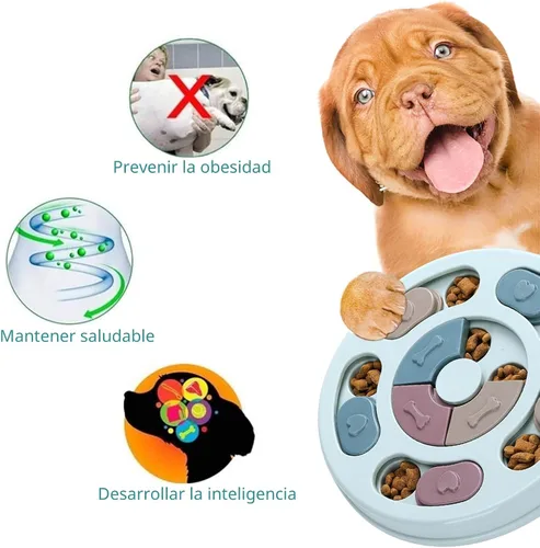 Vista 4 de DR CATCH Rompecabezas para perros, juguetes de comida para perros para entrenamiento de coeficiente intelectual y enriquecimiento mental