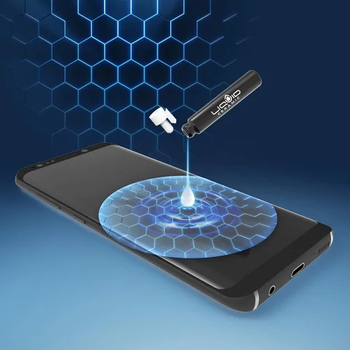 Vista 2 de LIQUID CERAMIC Protector de pantalla de vidrio resistente a arañazos e roturas, nanoprotección para todos los teléfonos, tabletas, relojes