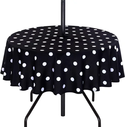 Vista 16 de Poise3EHome - Mantel impermeable antiderrames para exteriores e interiores, para camping, picnic, té de la tarde, asados, flores