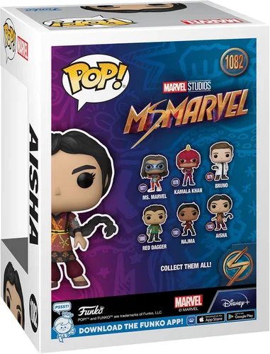 Vista 3 de Funko Pop! Marvel: Ms. Marvel - Aisha