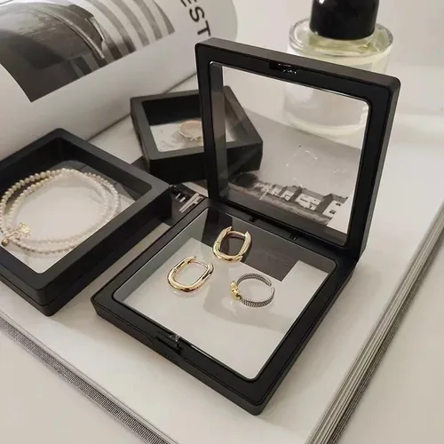 Vista 7 de Collares en capas para mujer, chapado en oro de 14 quilates, collar de cadena de clip de espiga de espiga simple, collares de oro simple para mujer