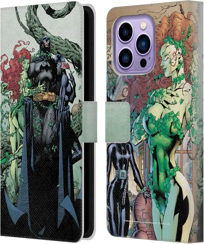 Vista 53 de Head Case Designs Officially Licensed Batman DC Comics Batman #609 Hush Gotham City Sirens Leather Wallet Case Compatible with Apple iPhone 7/8 / SE