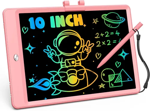 Vista 15 de ORSEN Tableta de escritura LCD de 10 pulgadas para niños, almohadilla de dibujo colorida y juguete educativo, regalo para niños y niñas de 3 a 6 años
