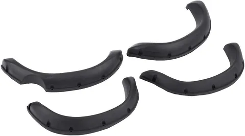Vista 2 de Coche RC a escala 1/10, ruedas de goma duraderas, cejas, llamaradas, control remoto, rastreador para aventuras todoterreno, niños y adultos
