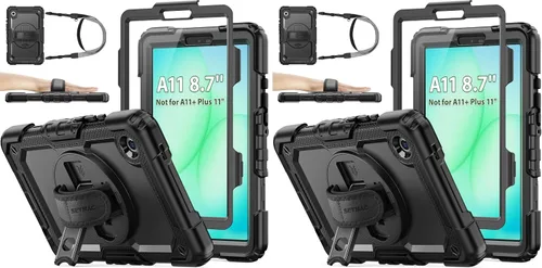 Vista 36 de SEYMAC stock Funda para Samsung Galaxy Tab A8 de 10.5 pulgadas, funda de protección contra caídas de cuerpo completo con protector de pantalla