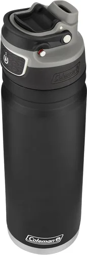 Vista 10 de Coleman Autoseal FreeFlow - Botella de agua de acero inoxidable, color negro, 24 onzas