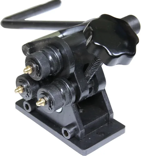 Vista 8 de Dobladora manual de rollo de anillo, 5/32" x 1-3/8" (0.157x1.378 in) Capacidad de acero suave, máquina de laminación de acero portátil, diámetro