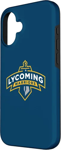 Vista 2 de Lycoming Warriors Sword & Shield Logo Lycoming College Case for iPhone 16