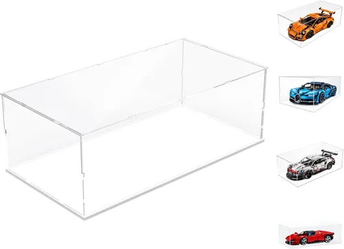Vista 53 de Choowin Vitrina de acrílico para casco de Lego Star Wars para casco de Lego Capitán Rex, vitrinas de acrílico transparente grueso