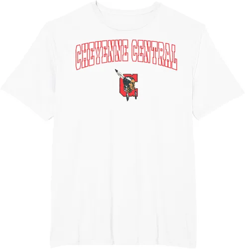Vista 9 de Cheyenne Central High School Indians T-Shirt C2