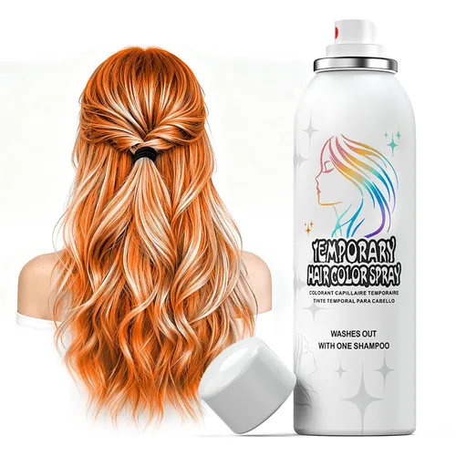 Vista 8 de Spray temporal rojo del color del pelo 5.1 fl oz, lavable
