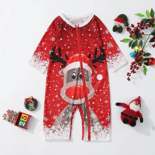 Vista 3 de Matching Family Pajamas 2023 Christmas Pajamas Family Sets Ugly Christmas Pajamas Set 2 Piece Xmas Holiday Pjs Sets