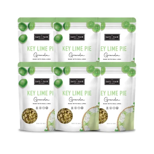 Vista 13 de Safe + Fair All American Granola – Snack sin gluten y vegano – Avena integral con fresas reales, arándanos y arándanos rojos – Sin OMG, kosher, sin