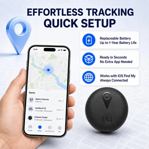 Vista 6 de Rastreador GPS para vehículos, seguimiento en tiempo real, sin Negro