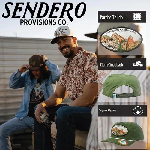 Vista 2 de Sendero Provisions Co. Pinnacles National Park - Sombrero de cuerda