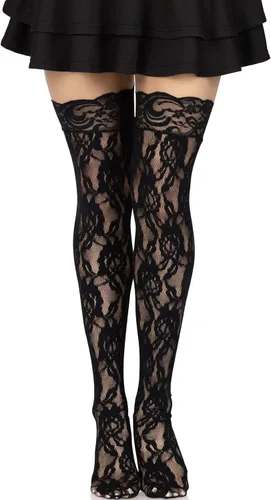 Vista 10 de Leg Avenue Medias de encaje para mujer