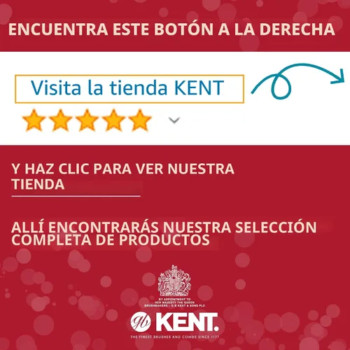 Vista 9 de Kent LC7 Cepillos de pelo medio radiales para mujer, cepillo de pelo rizado hecho de madera de cerezo, cepillo de cerdas de jabalí natural blanco