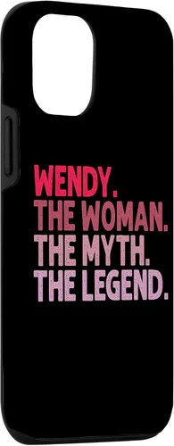 Vista 3 de Funda de cumpleaños personalizada para iPhone 15 Wendy The Woman The Myth The Legend
