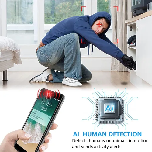Vista 5 de 32G gratis: cámara inalámbrica más pequeña, detector de cámara WiFi espía HD1080P, cámara para mascotas, cámara de monitor de bebé para visión