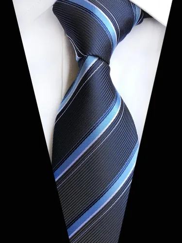 Vista 56 de WeiShang Lote de 6 corbatas clásicas de seda para hombre, corbatas tejidas jacquard
