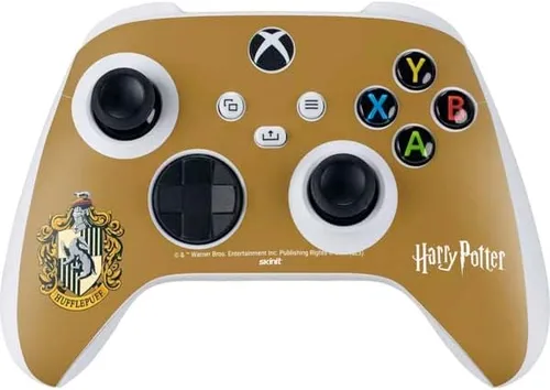 Vista 17 de Skinit Calcomanía para juegos compatible con el controlador Xbox Series S – Diseño oficial de Wizarding Worlds Harry Potter Deathly Hallows Symbol