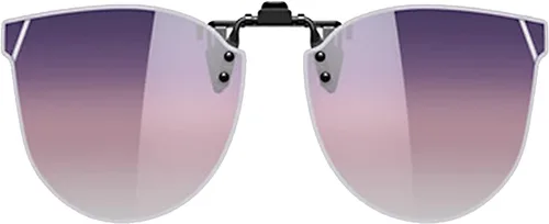 Vista 10 de Gafas de sol y gafas de sol de conducción nocturna con clip, reducción de deslumbramiento polarizado, visión de alta definición Azul
