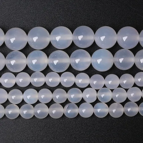 Vista 37 de 45 Cuentas de Piedra Natural de 5⁄16 Pulgadas (8 mm) con Cuentas de Amazonita Azul para Hacer Joyería AAA Redondas Cuentas Sueltas Piedras
