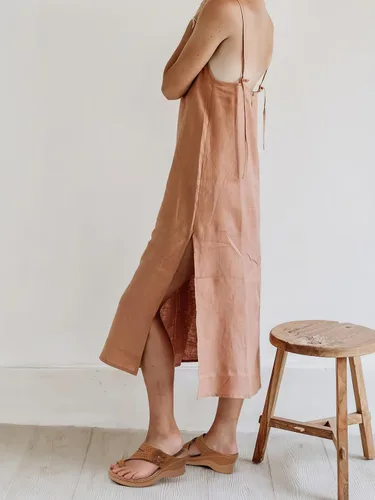 Vista 6 de SHIBEVER Sandalias de cuña para mujer, cómodas, elegantes, informales, bohemias, con plataforma de flores