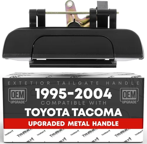 Vista 6 de Reemplazo del conjunto de la manija del portón trasero – Compatible con Toyota Tacoma 1995-2004 – Ensamblaje de pestillo de portón trasero, negro