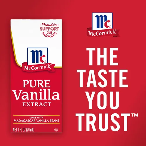 Vista 24 de Extracto de vainilla McCormick, puro, sin gluten, sin OGM, hecho con granos de vainilla de Madagascar, 1 fl oz