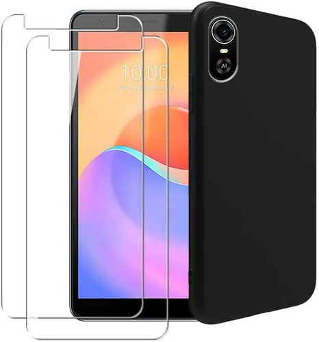 Vista 8 de Funda para ZTE Blade A31 Plus + Protector de pantalla de vidrio Película templada - Silicona transparente suave flexible parachoques a prueba