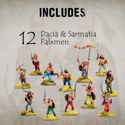 Vista 2 de Wargames Delivered - Warlord Games SPQR: Dacia & Sarmatia - Falxmen dacios