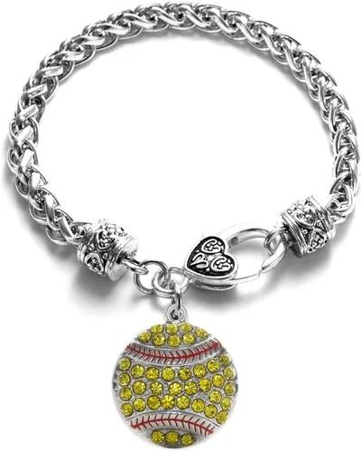 Vista 56 de Inspired Silver - Pulsera de plata con dije personalizado y circonitas cúbicas.